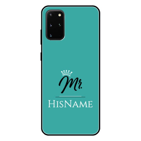 Galaxy S20 Plus Custom Glass Phone Case Mr with Name Galaxy S20 Plus Custom Glass Phone Case Mr with Name