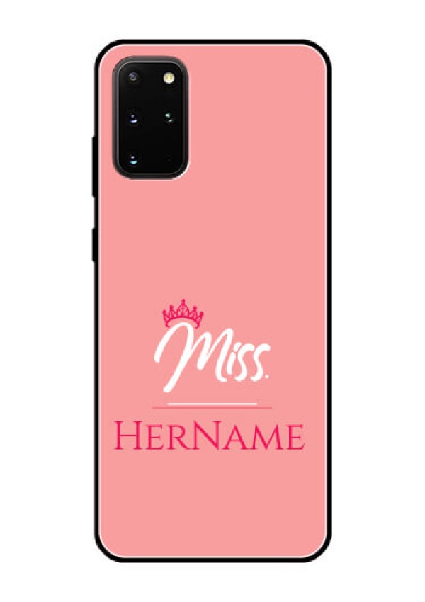 Galaxy S20 Plus Custom Glass Phone Case Mrs with Name