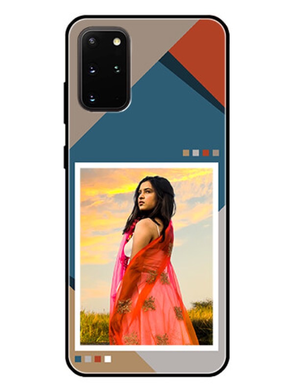 Custom Galaxy S20 Plus Personalized Glass Phone Case - Retro color pallet Design