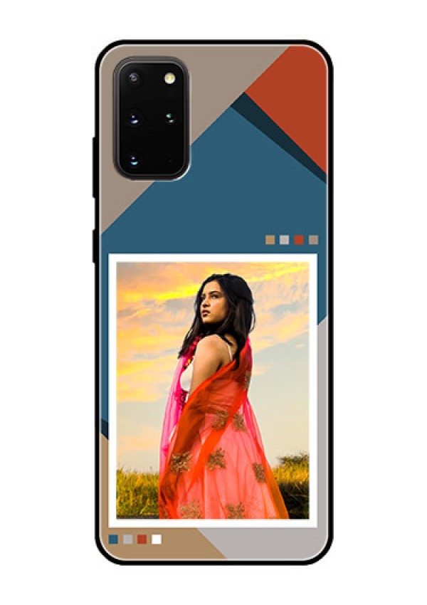 Galaxy S20 Plus Personalized Glass Phone Case - Retro color pallet Design