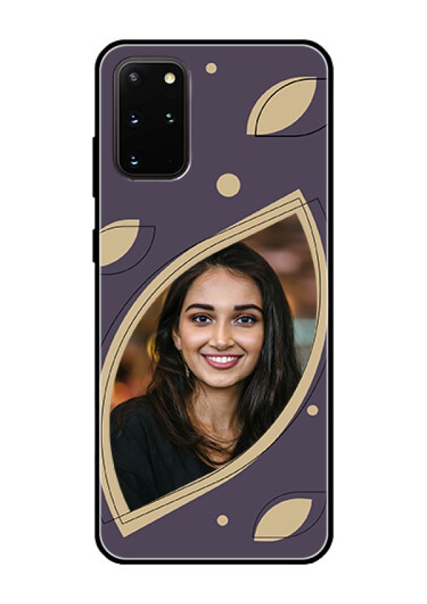 Galaxy S20 Plus Custom Glass Mobile Case - Falling Leaf Design