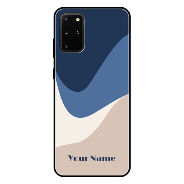Galaxy S20 Plus Custom Glass Phone Case - Abstract Drip Art Design Galaxy S20 Plus Custom Glass Phone Case - Abstract Drip Art Design