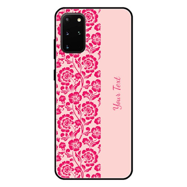 Galaxy S20 Plus Custom Glass Phone Case - Attractive Floral Pattern Design Galaxy S20 Plus Custom Glass Phone Case - Attractive Floral Pattern Design