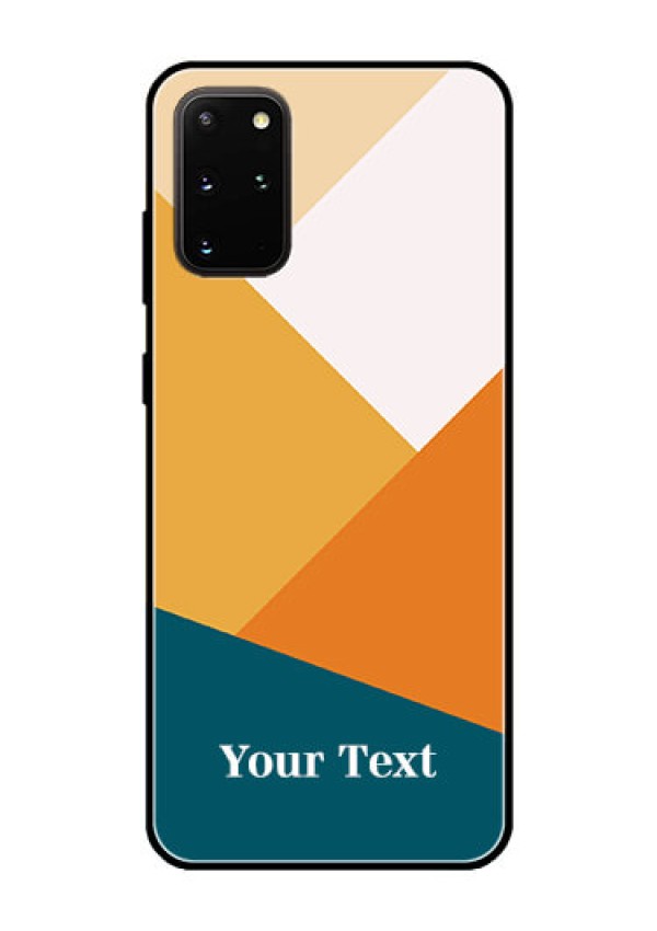 Galaxy S20 Plus Personalized Glass Phone Case - Stacked Multi-colour Design
