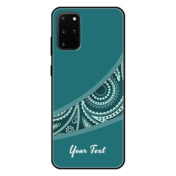 Galaxy S20 Plus Photo Printing on Glass Case - semi visible floral Design Galaxy S20 Plus Photo Printing on Glass Case - semi visible floral Design