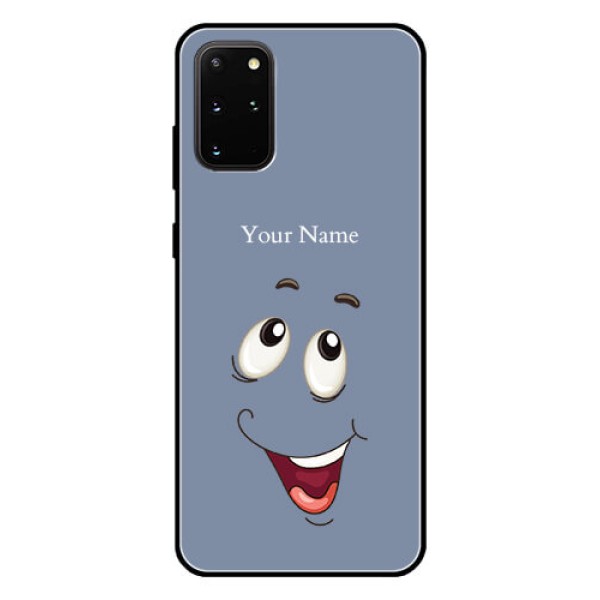 Galaxy S20 Plus Photo Printing on Glass Case - Laughing Cartoon Face Design Galaxy S20 Plus Photo Printing on Glass Case - Laughing Cartoon Face Design