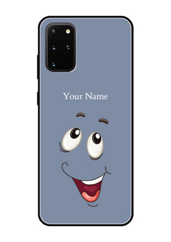 Galaxy S20 Plus Photo Printing on Glass Case - Laughing Cartoon Face Design