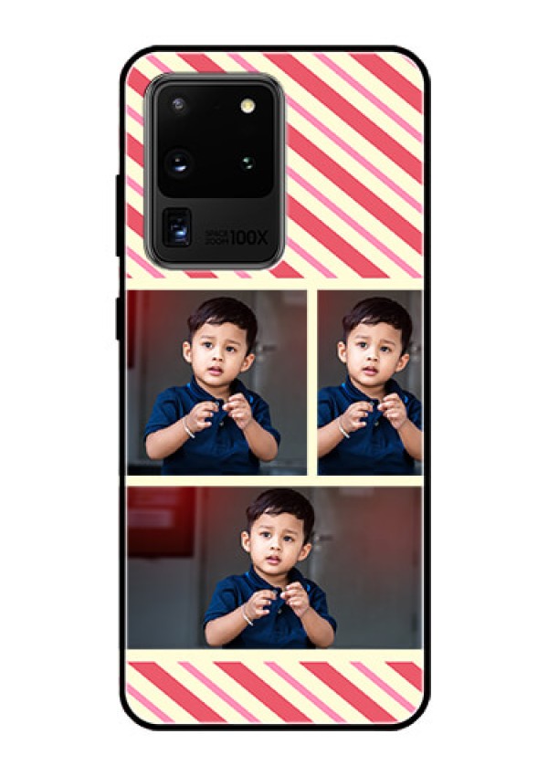 Galaxy S20 Ultra Personalized Glass Phone Case  - Picture Upload Mobile Case Design