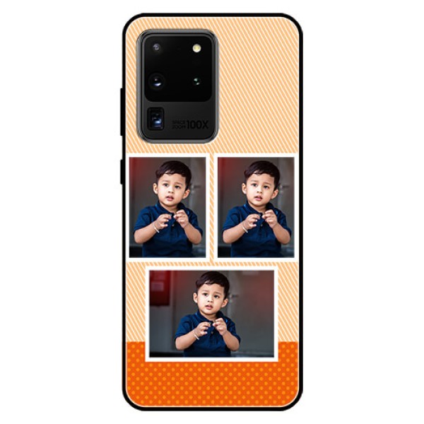Galaxy S20 Ultra Photo Printing on Glass Case - Bulk Photos Upload Design Galaxy S20 Ultra Photo Printing on Glass Case - Bulk Photos Upload Design