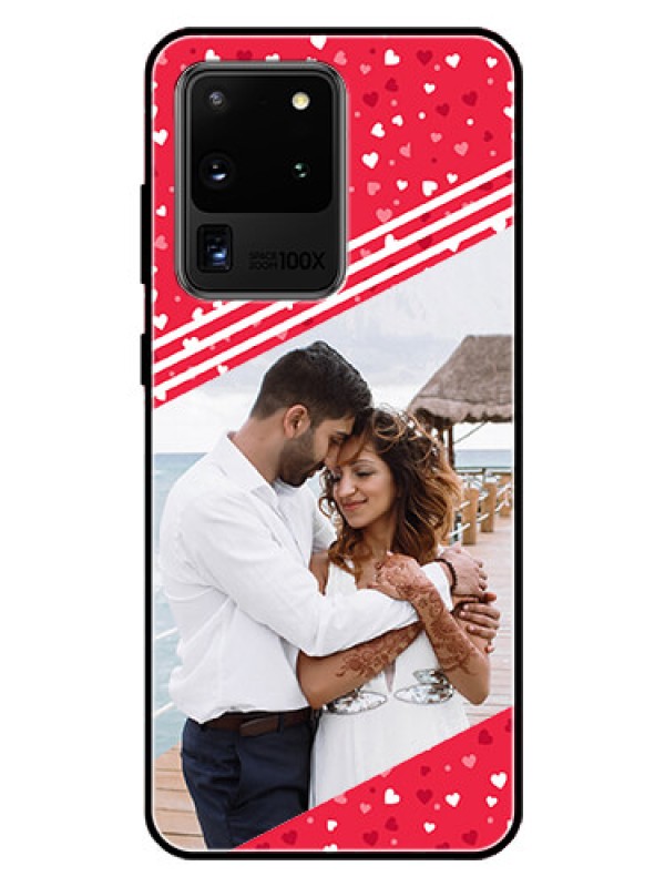 Custom Galaxy S20 Ultra Custom Glass Mobile Case  - Valentines Gift Design