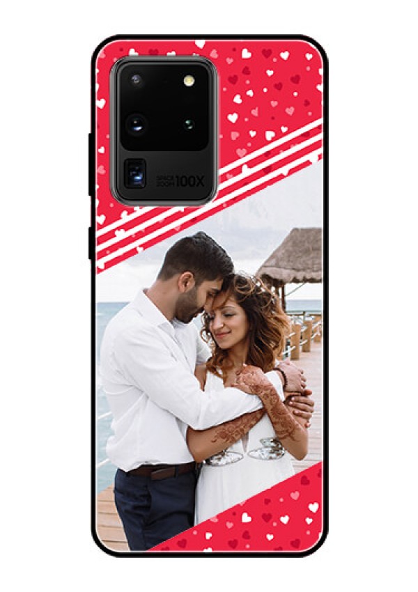 Galaxy S20 Ultra Custom Glass Mobile Case  - Valentines Gift Design