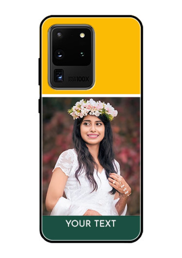 Galaxy S20 Ultra Photo Printing on Glass Case  - Love You Design