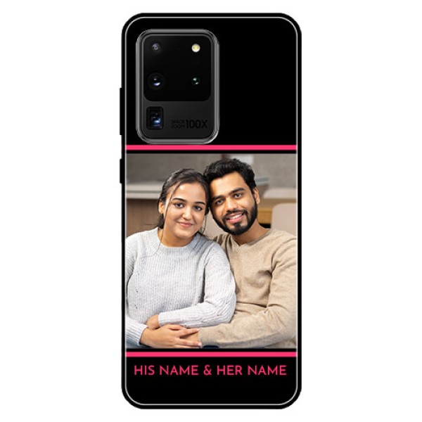 Galaxy S20 Ultra Custom Glass Mobile Case - with Add Text Design Galaxy S20 Ultra Custom Glass Mobile Case - with Add Text Design