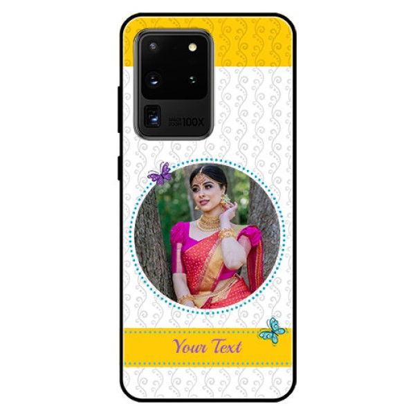 Galaxy S20 Ultra Custom Glass Mobile Case  - Girls Premium Case Design