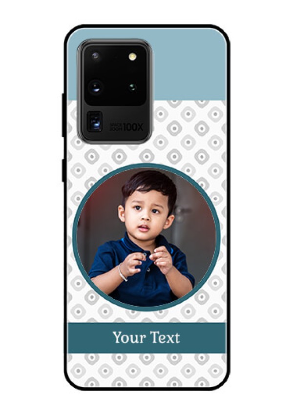 Galaxy S20 Ultra Personalized Glass Phone Case  - Premium Cover Design