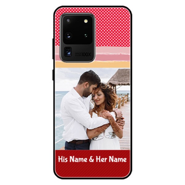 Galaxy S20 Ultra Custom Glass Mobile Case  - Premium Case Design