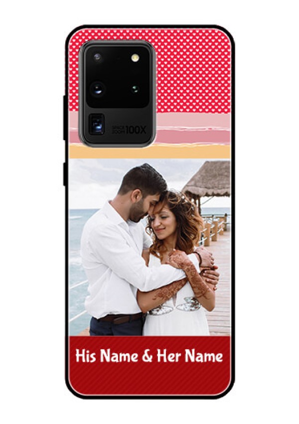 Galaxy S20 Ultra Custom Glass Mobile Case  - Premium Case Design