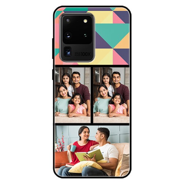 Galaxy S20 Ultra Custom Glass Phone Case - Bulk Pic Upload Design Galaxy S20 Ultra Custom Glass Phone Case - Bulk Pic Upload Design