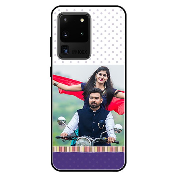 Galaxy S20 Ultra Photo Printing on Glass Case  - Cute Family Design