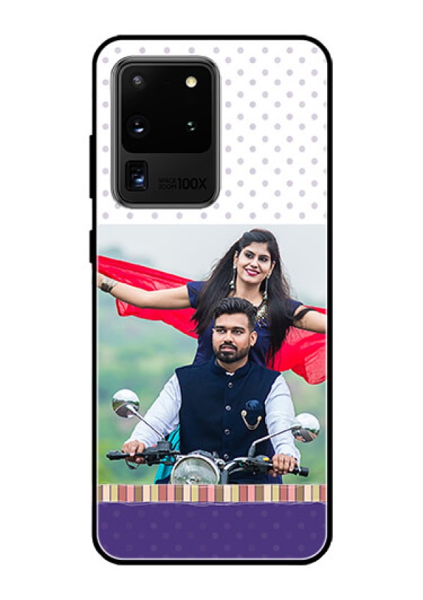 Galaxy S20 Ultra Photo Printing on Glass Case  - Cute Family Design