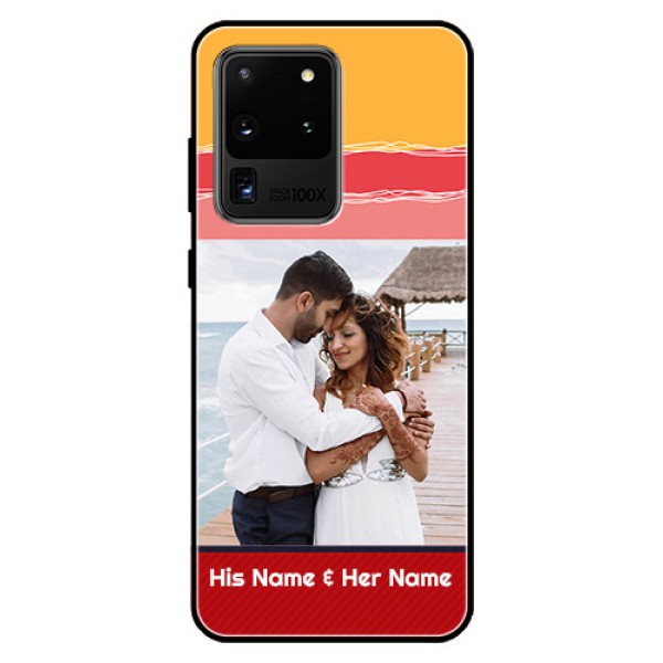 Galaxy S20 Ultra Custom Glass Mobile Case - Colorful Case Design Galaxy S20 Ultra Custom Glass Mobile Case - Colorful Case Design