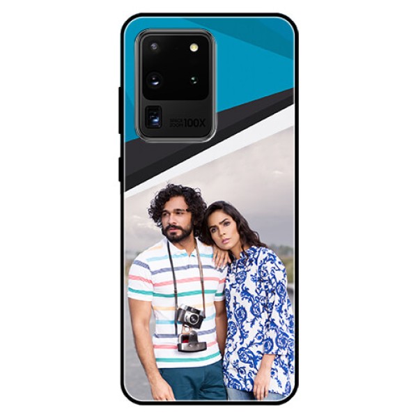 Galaxy S20 Ultra Photo Printing on Glass Case  - Simple Pattern Photo Upload Design