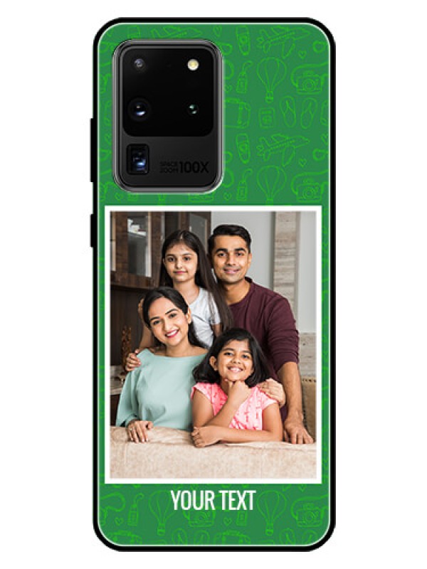 Custom Galaxy S20 Ultra Personalized Glass Phone Case  - Picture Upload Design