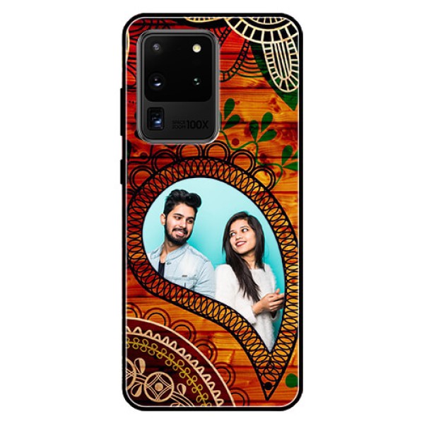 Galaxy S20 Ultra Personalized Glass Phone Case  - Abstract Colorful Design