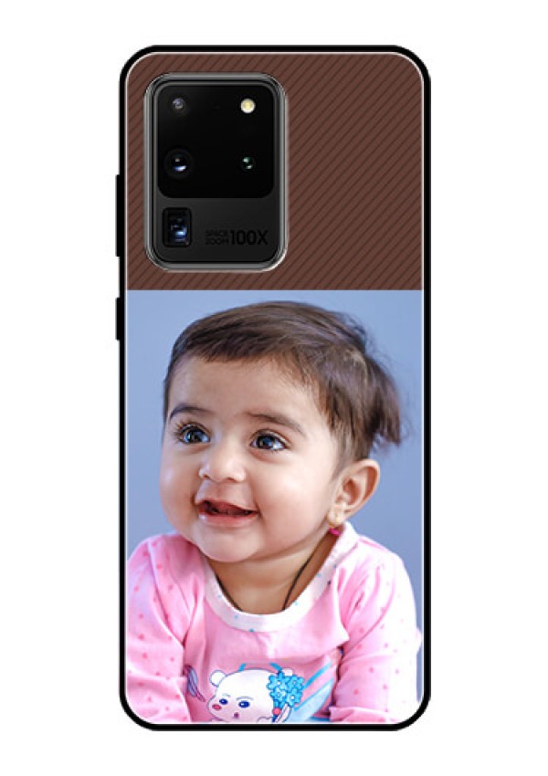 Galaxy S20 Ultra Custom Glass Mobile Case  - Elegant Case Design