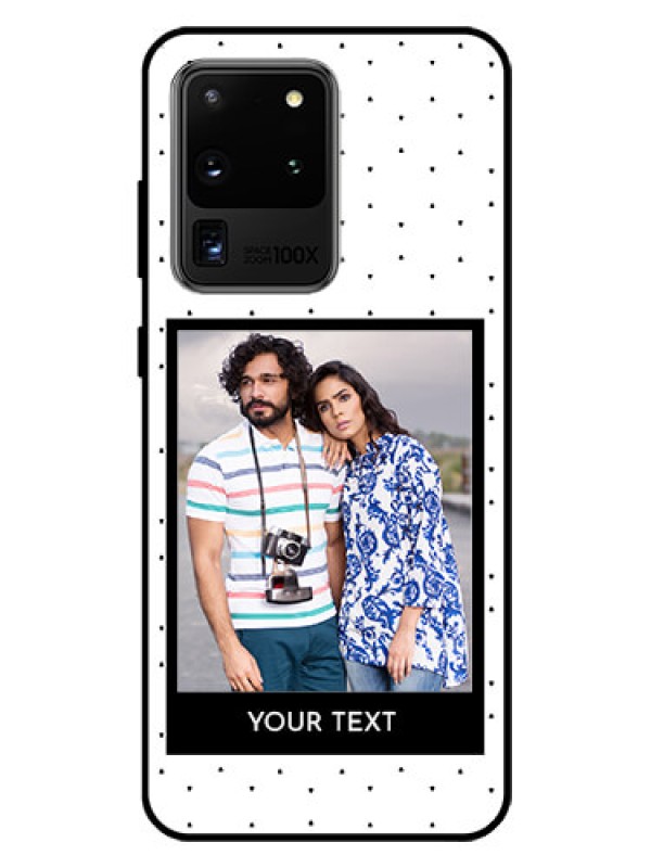 Custom Galaxy S20 Ultra Photo Printing on Glass Case  - Premium Design