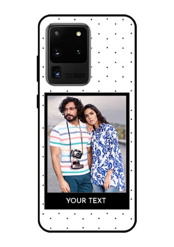Galaxy S20 Ultra Photo Printing on Glass Case  - Premium Design