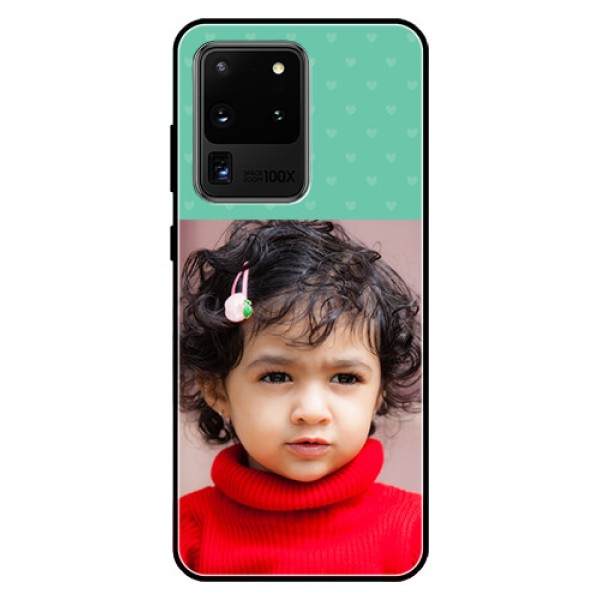 Galaxy S20 Ultra Custom Glass Phone Case  - Lovers Picture Design