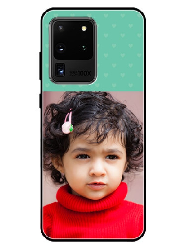 Custom Galaxy S20 Ultra Custom Glass Phone Case  - Lovers Picture Design