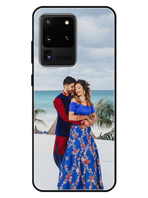 Custom Galaxy S20 Ultra Photo Printing on Glass Case  - Upload Full Picture Design