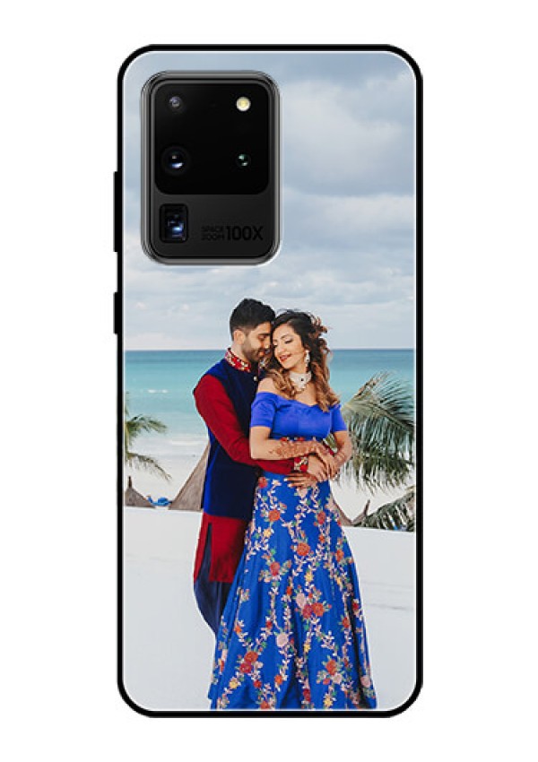 Galaxy S20 Ultra Photo Printing on Glass Case  - Upload Full Picture Design