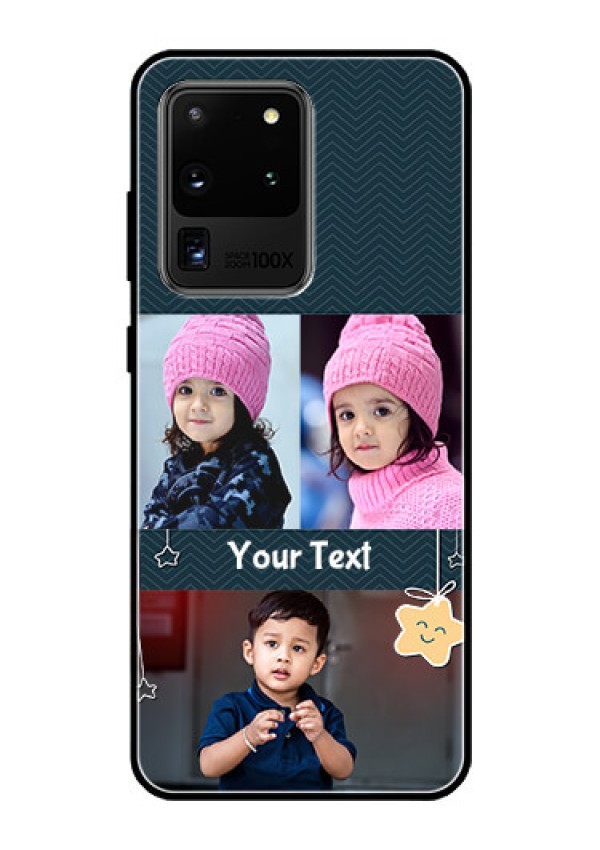 Galaxy S20 Ultra Custom Glass Mobile Case  - Hanging Stars Design