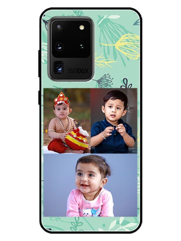 Custom Galaxy S20 Ultra Photo Printing on Glass Case  - Forever Family Design 