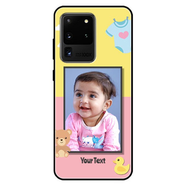 Galaxy S20 Ultra Photo Printing on Glass Case - Kids 2 Color Design Galaxy S20 Ultra Photo Printing on Glass Case - Kids 2 Color Design