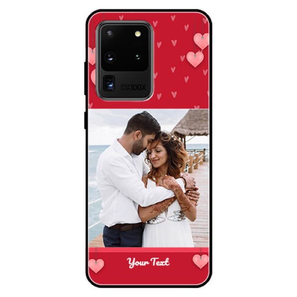 Galaxy S20 Ultra Custom Glass Phone Case  - Valentines Day Design
