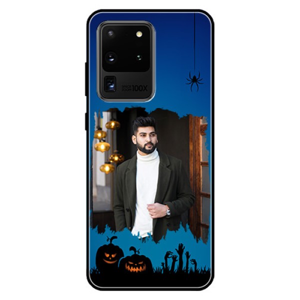 Galaxy S20 Ultra Photo Printing on Glass Case - with pro Halloween design Galaxy S20 Ultra Photo Printing on Glass Case - with pro Halloween design