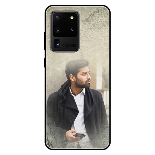 Galaxy S20 Ultra Custom Glass Phone Case - with vintage design Galaxy S20 Ultra Custom Glass Phone Case - with vintage design