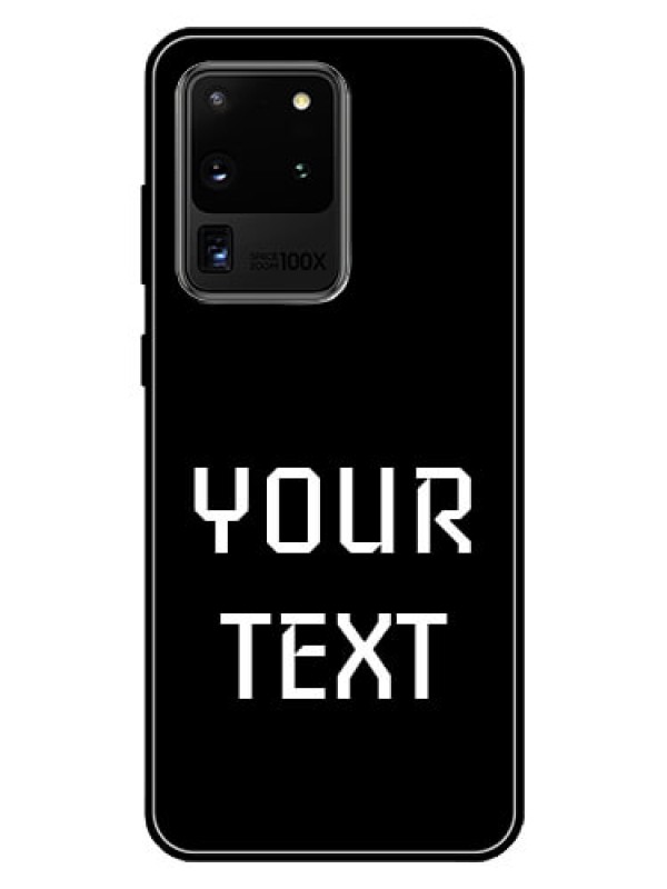 Custom Galaxy S20 Ultra Your Name on Glass Phone Case