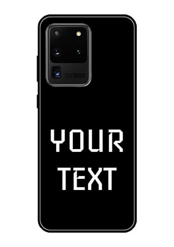 Galaxy S20 Ultra Your Name on Glass Phone Case