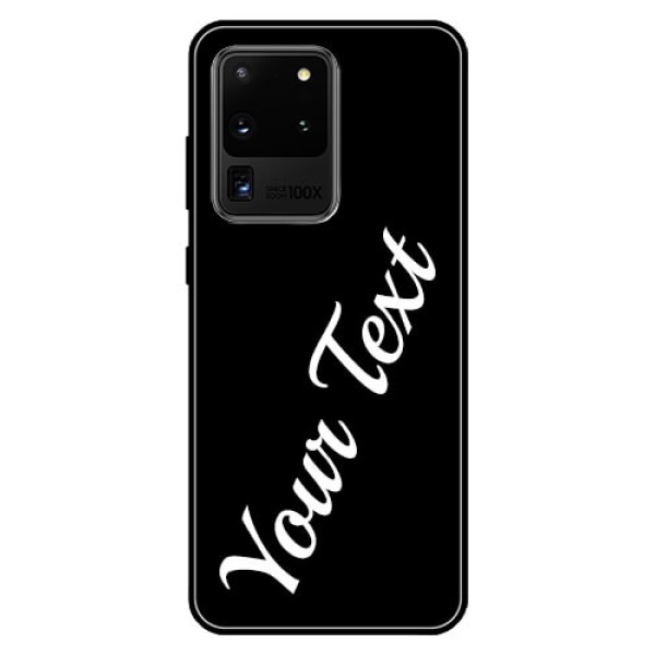 Galaxy S20 Ultra Custom Glass Mobile Cover with Your Name Galaxy S20 Ultra Custom Glass Mobile Cover with Your Name