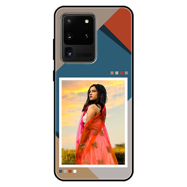Galaxy S20 Ultra Personalized Glass Phone Case - Retro color pallet Design Galaxy S20 Ultra Personalized Glass Phone Case - Retro color pallet Design