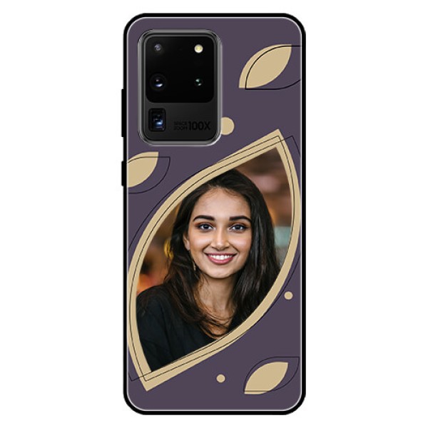 Galaxy S20 Ultra Custom Glass Mobile Case - Falling Leaf Design