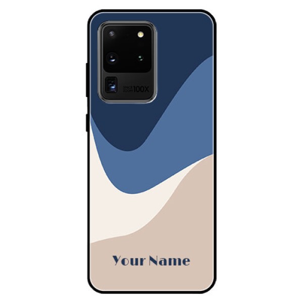 Galaxy S20 Ultra Custom Glass Phone Case - Abstract Drip Art Design Galaxy S20 Ultra Custom Glass Phone Case - Abstract Drip Art Design