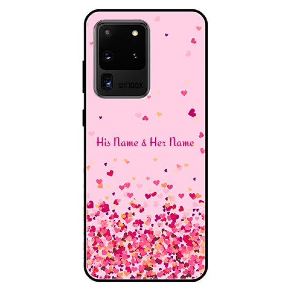 Galaxy S20 Ultra Photo Printing on Glass Case - Floating Hearts Design Galaxy S20 Ultra Photo Printing on Glass Case - Floating Hearts Design