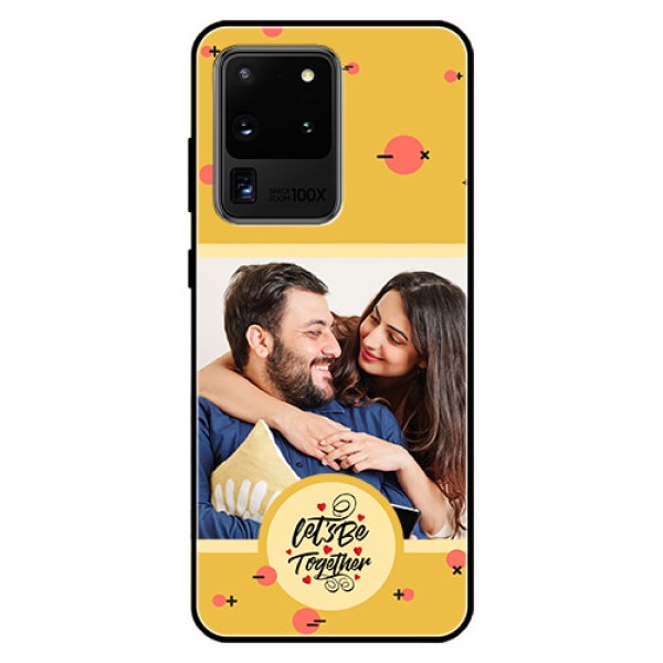 Galaxy S20 Ultra Photo Printing on Glass Case - Lets be Together Design Galaxy S20 Ultra Photo Printing on Glass Case - Lets be Together Design