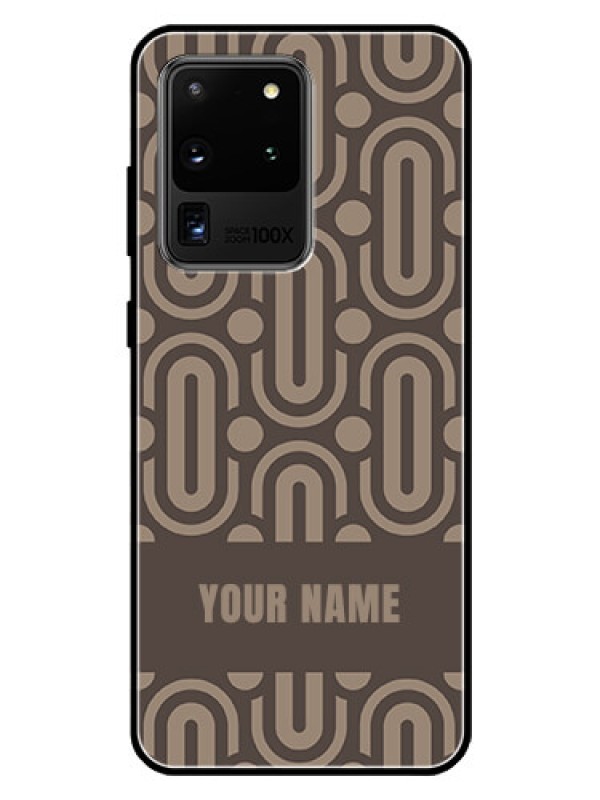 Custom Galaxy S20 Ultra Custom Glass Phone Case - Captivating Zero Pattern Design